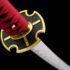 One Piece Sandai Kitetsu Zoro Katana (Burgundy) – T10 Steel